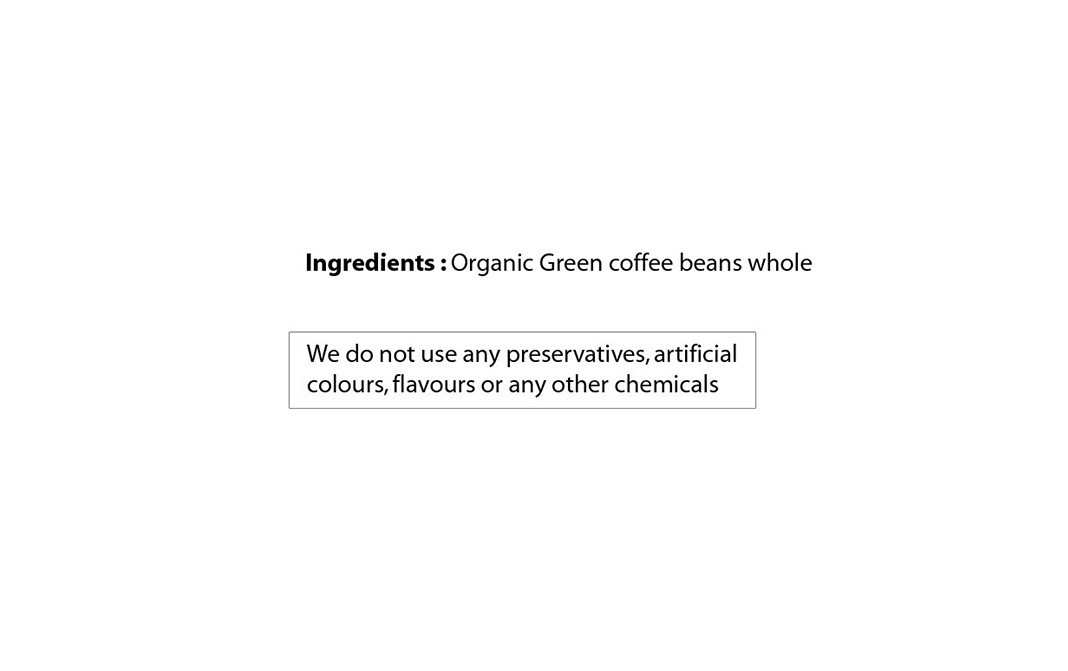 Flavourlite Green Coffee Beans    Pack  150 grams
